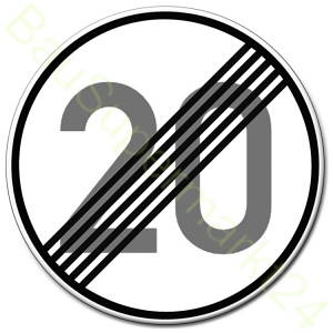 Verkehrsschild 20 Geburtstag Verkehrszeichen Strassen Schild
